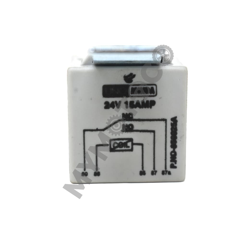 Uno Minda Starter Relay - 24V/ 15A- 5 PIN - Plastic Body with Metal Clamp