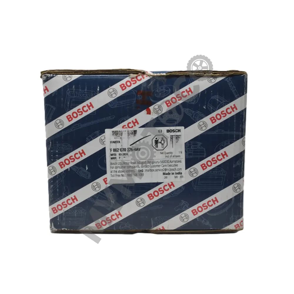 Bosch Starter motor for Eicher (F002G70276)