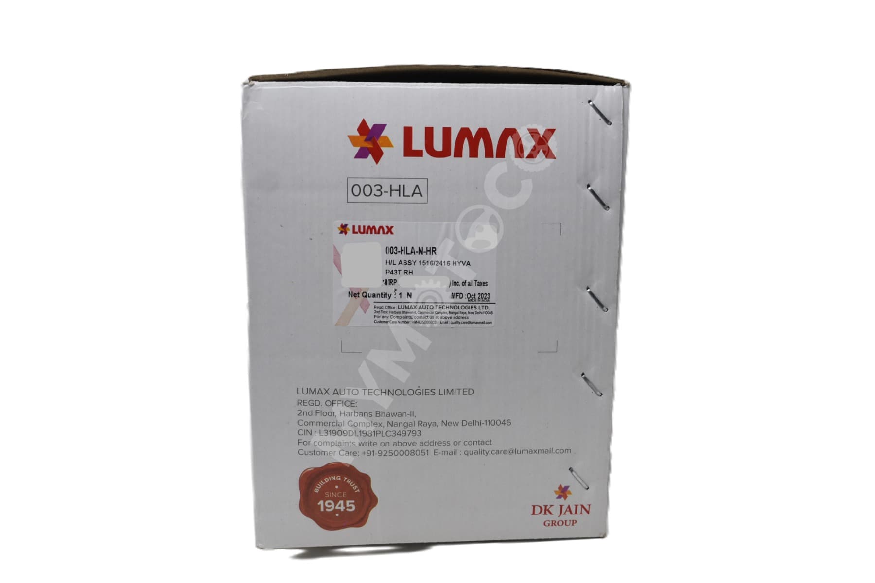 Lumax Head Light Assembly (Right) - Tata 1516/2416 Hyva P43T
