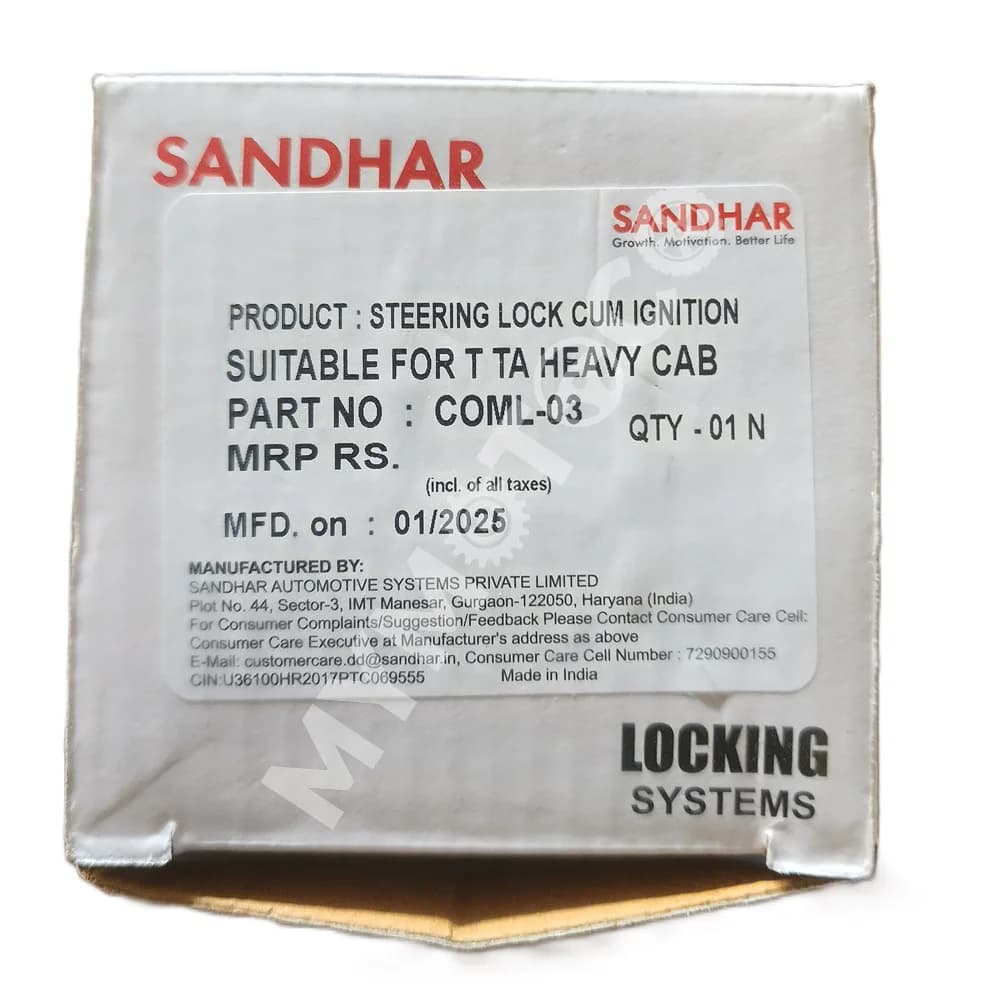 Sandhar Steering lock cum ignition switch for Tata