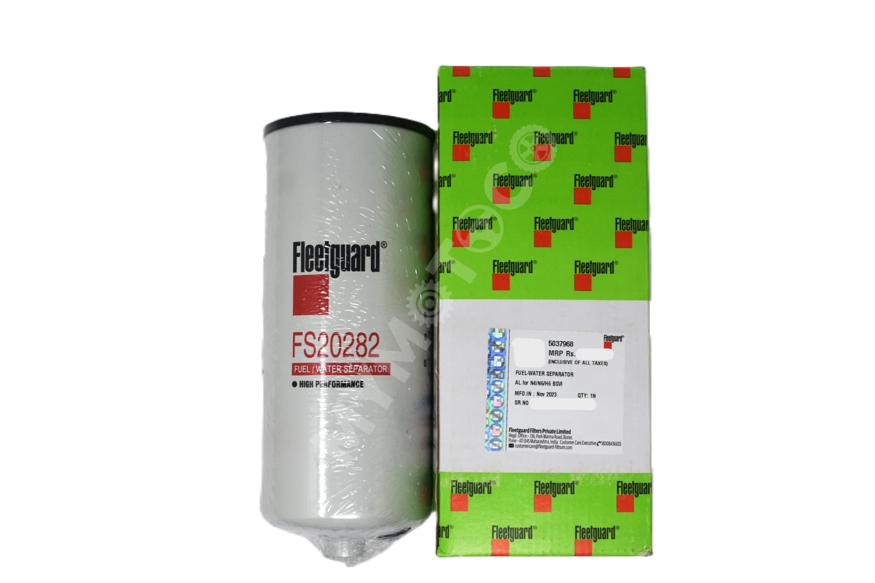 Fleetguard Fuel Separator - Ashok Leyland for N4/N6/H6 BSVI (FS20282 Without Drain Valve)