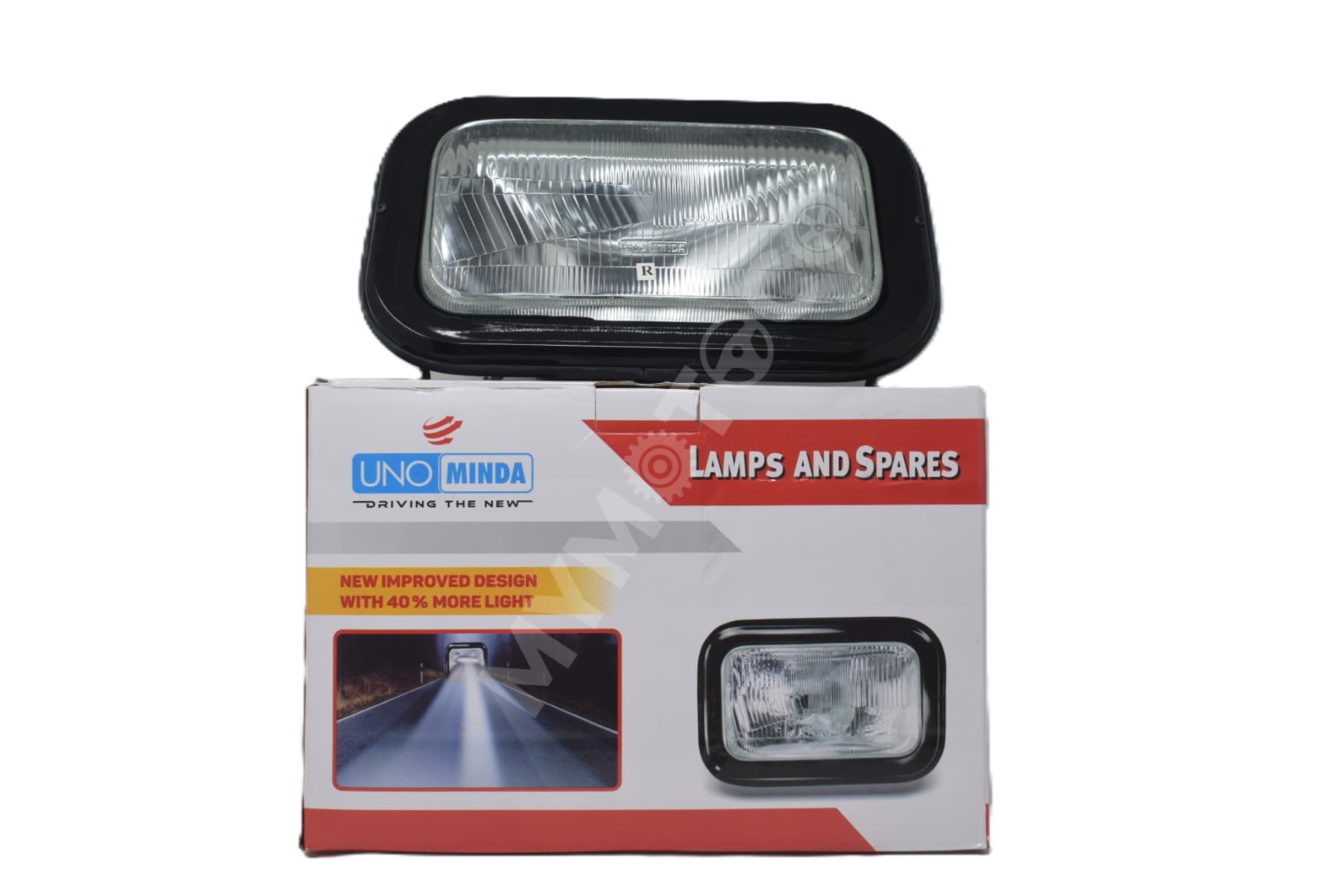 Uno Minda HL-5541BM HEAD LIGHT-P43 TYPE-RH FOR TATA 1312/1516