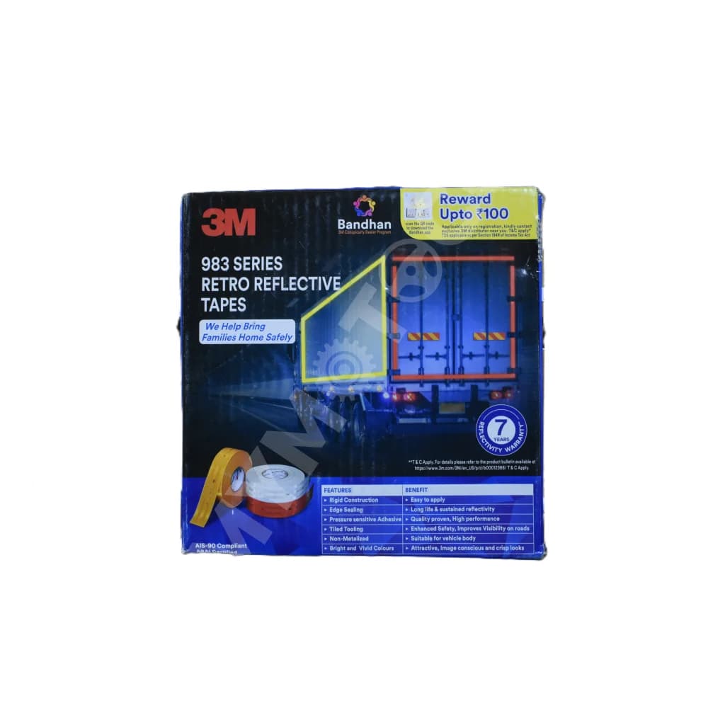 3M Reflective Tape (Yellow Conspicuity) - 50Metres