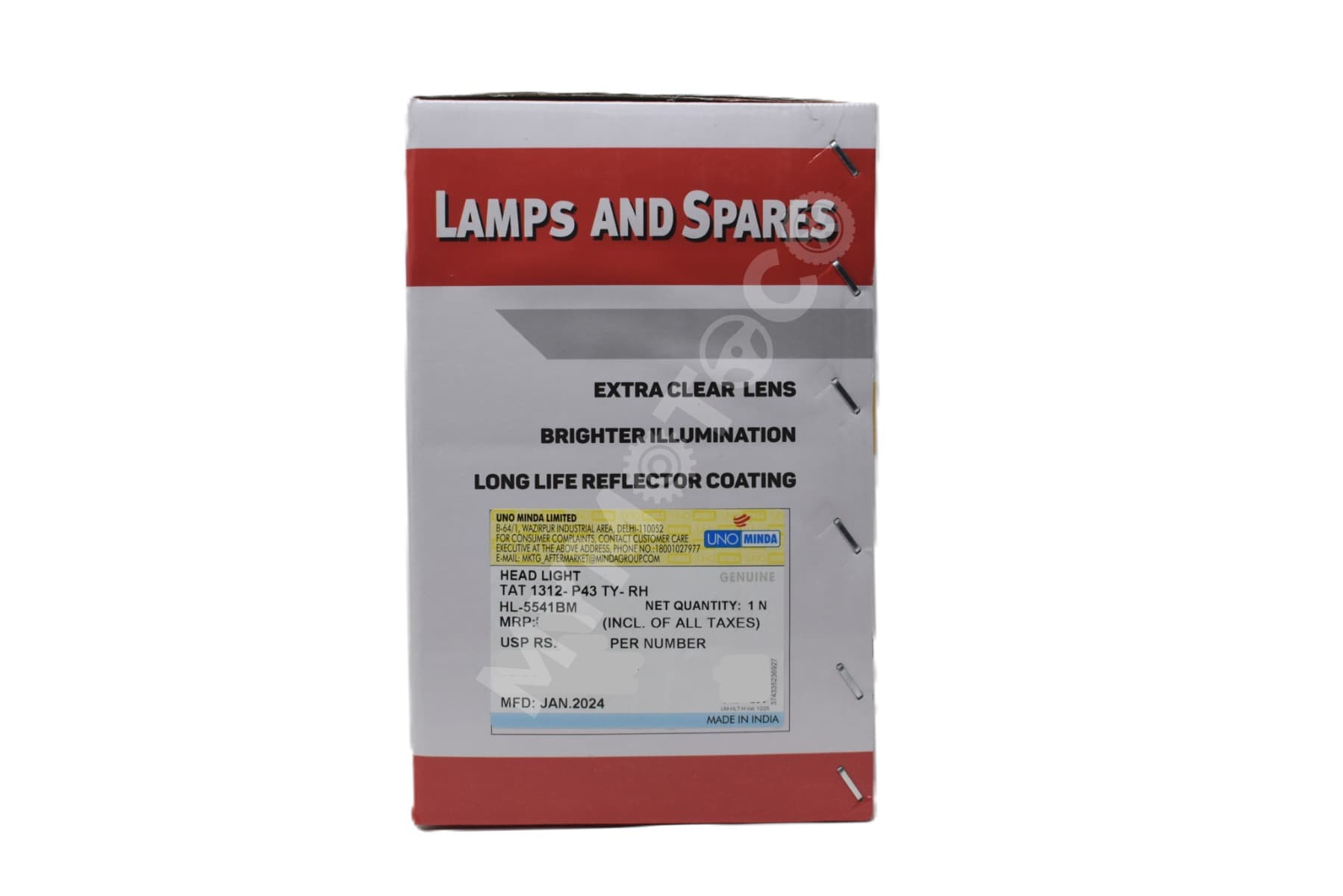 Uno Minda HL-5541BM HEAD LIGHT-P43 TYPE-RH FOR TATA 1312/1516
