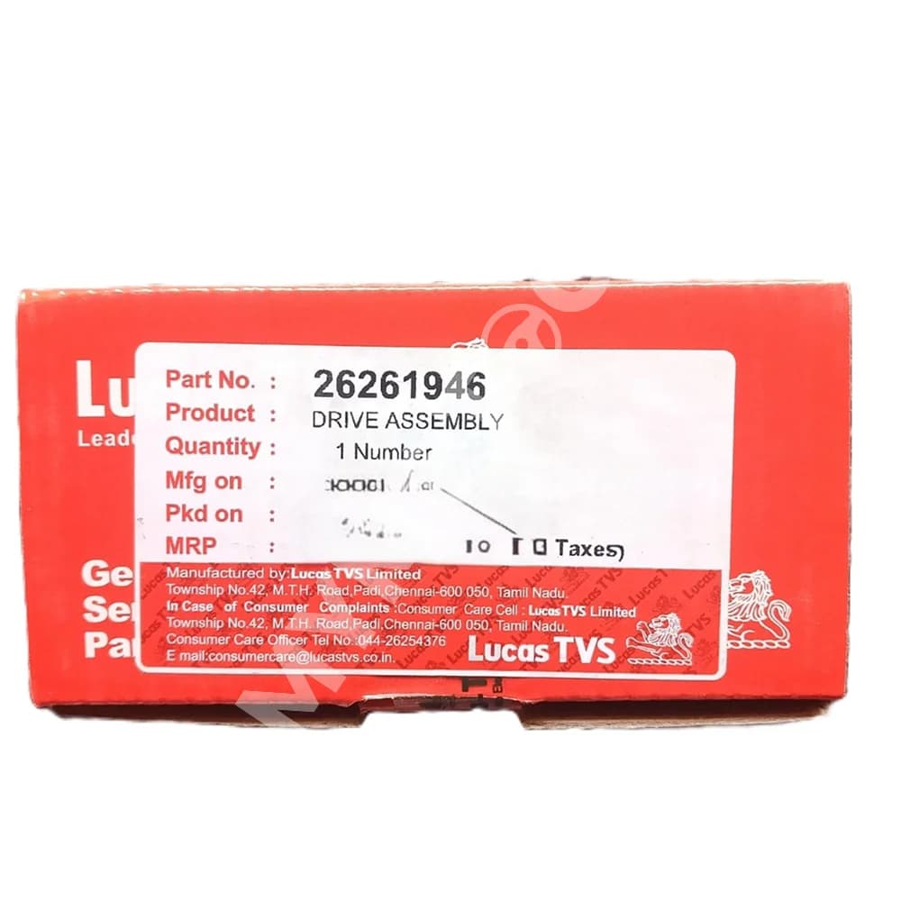 Lucas TVS - Drive Assembly - 26261946