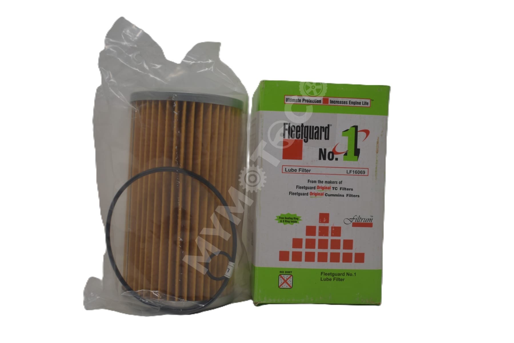 Fleetguard (Insert) Oil Filter - Eicher 10.95, 11.10 (4 Cylinder Engine)