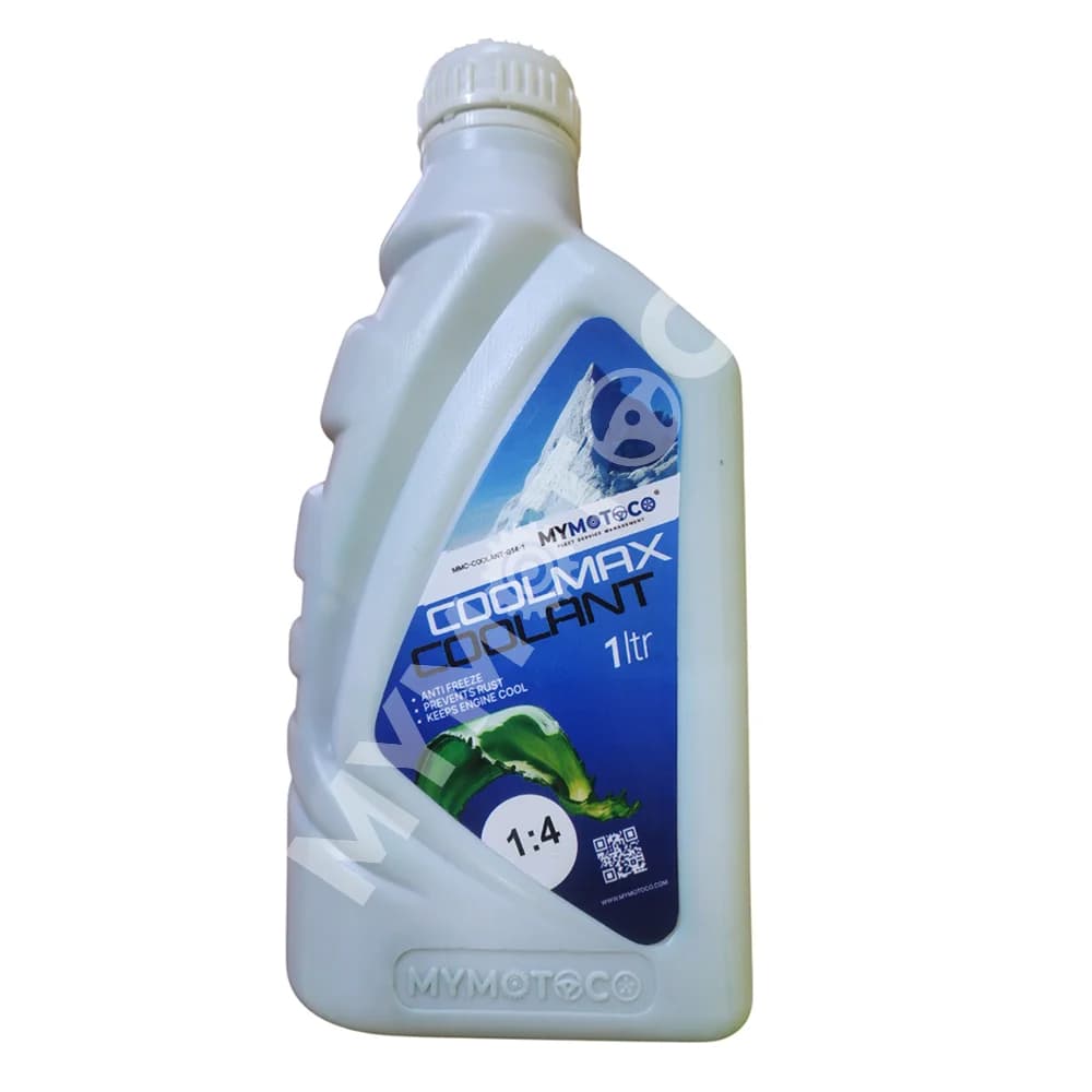 MyMotoCo Coolmax Coolant (1:4) Tropical Green - 1Ltr - Pack of 20