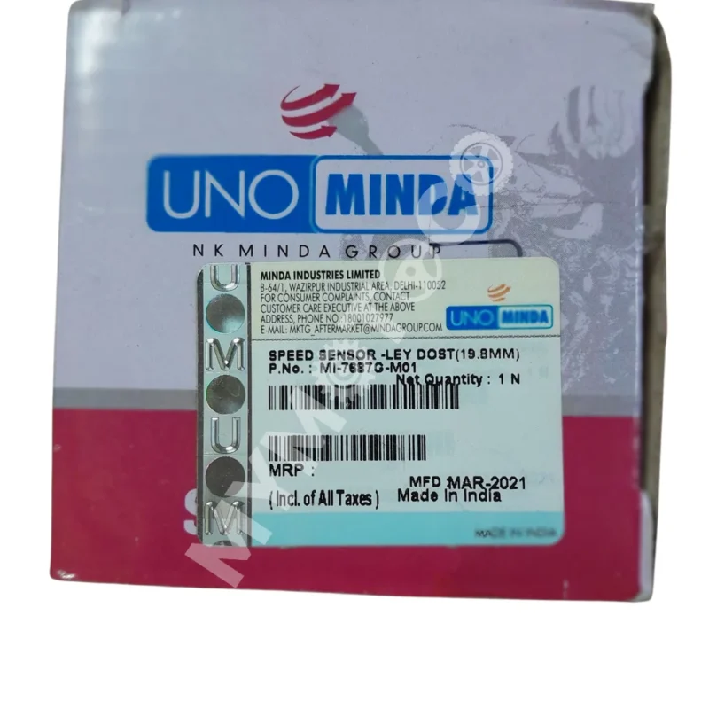 Uno Minda MI-7687G-M01 Speed Sensor-Hall Effect Type(19.8mm thread immersion length-4 pin black coupler) for Ashok Leyland -BS4 - Image 6
