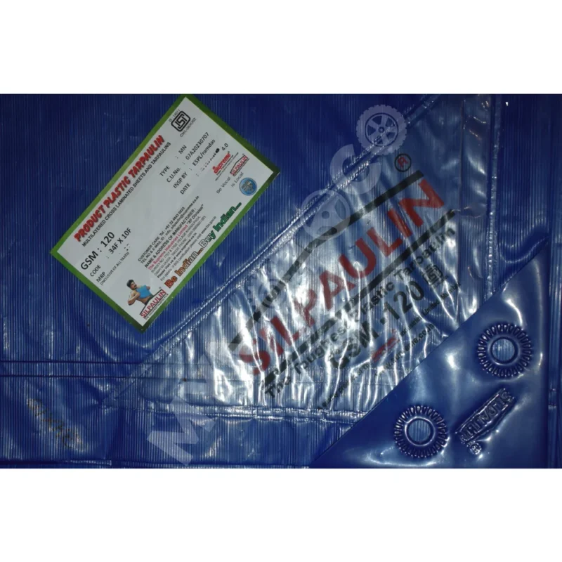 Supreme India - Sipaulin 100% Waterproof and sunlight resistant 120GSM Roof Tirpal 34x10 ft size