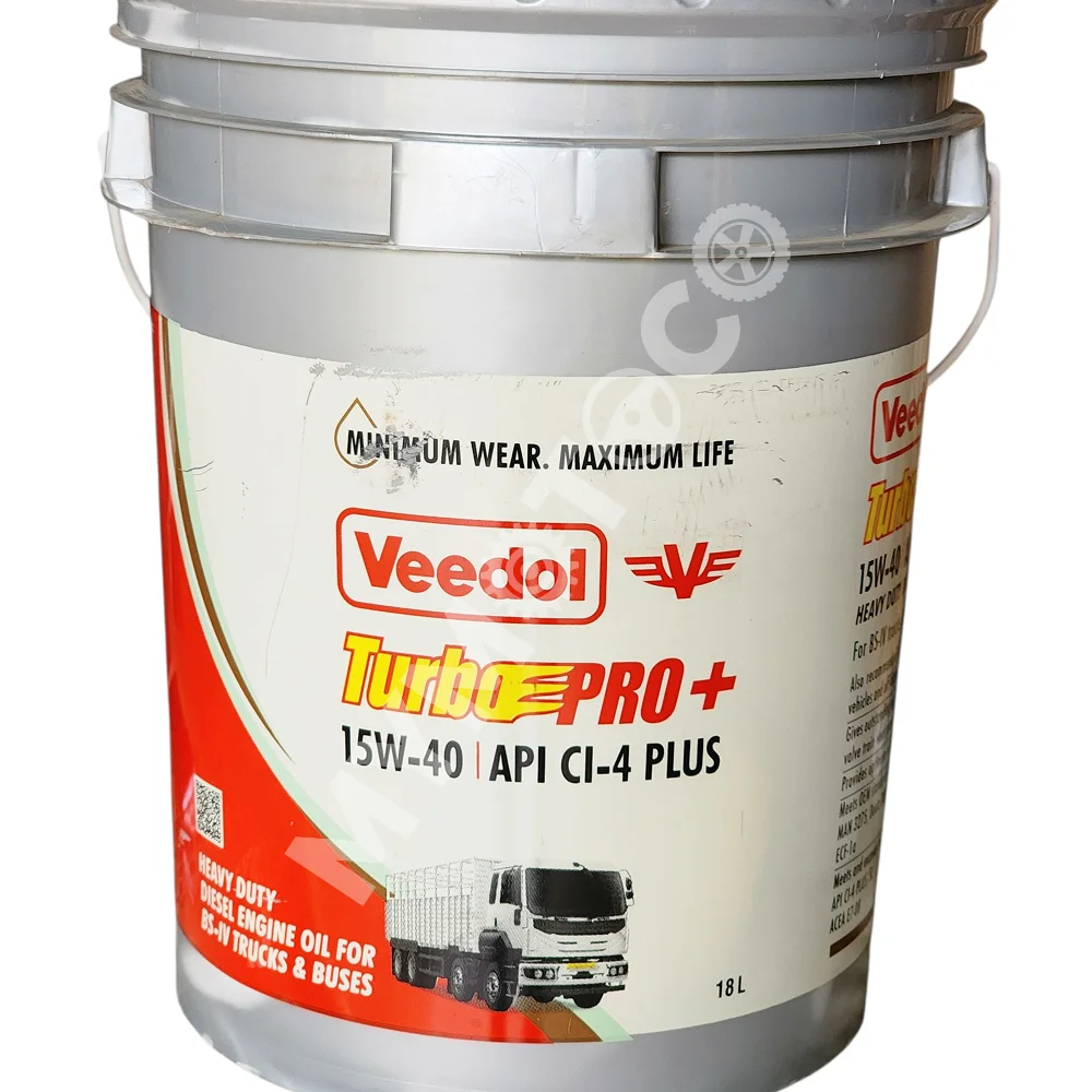 Veedol - Turbo Pro CI4+ Engine Oil 15W40 - 18 Ltrs