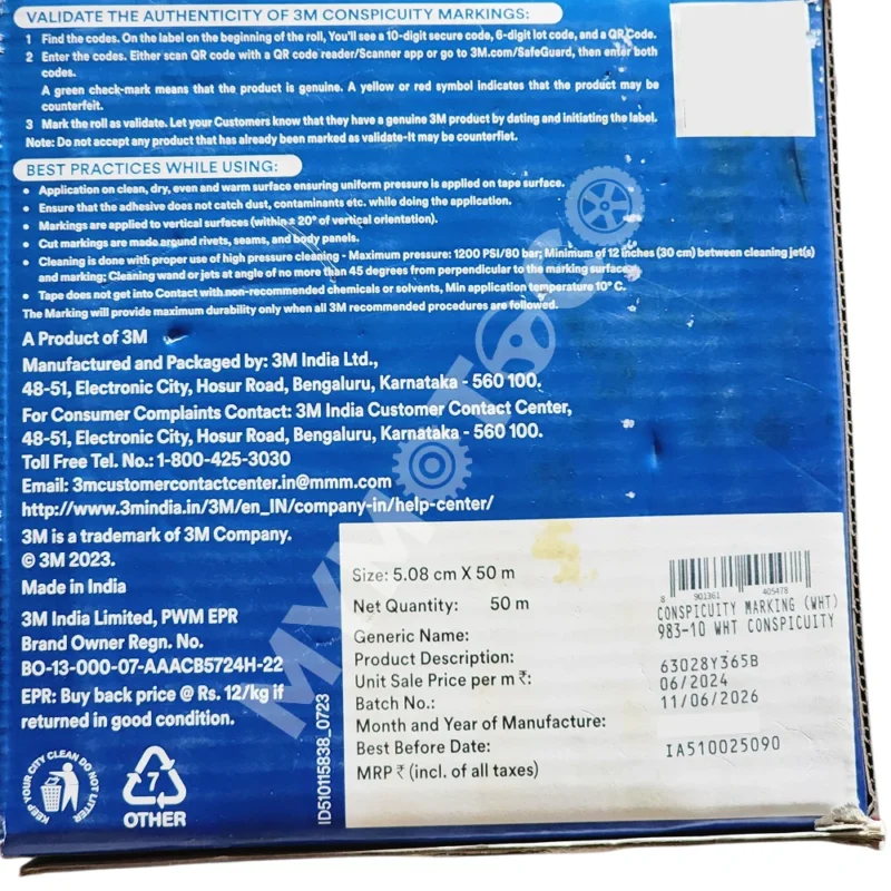 3M Reflective Tape (White Conspicuity) - 50Metres - Image 2