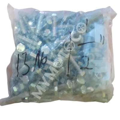 Generic Nut Bolt 13no - 1.5" - 100pcs