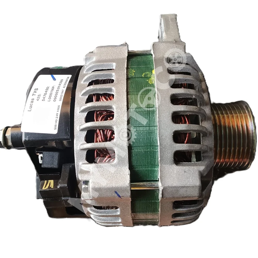 Lucas TVS Tata Cummins - Trucks and tipper SIA140 24V 100A  Alternator Assembly - 26021947